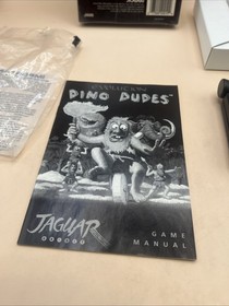 Evolution: Dino Dudes (Atari Jaguar) Complete Tested Working Awesome Art On Box 