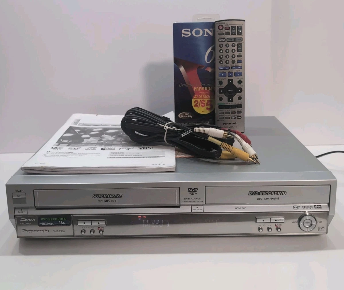 Panasonic Silver VCR DVD & Blu-ray Players for sale | eBay