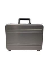 ZERO HALLIBURTON Attache Case -- SLV Plain