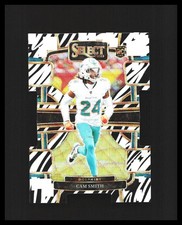 2023 Cam Smith Rookie Card - Panini Select Concourse Die-Cut #61 Zebra Prizm . rookie card picture
