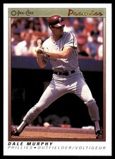 Dale Murphy 1991 O-Pee-Chee Premier #85 Phillies MLB READ FREE SHIP AutographDen