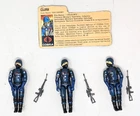 GI JOE ARAH Cobra Trooper Figures (3) Swivel  80's complete Army Builder Vintage