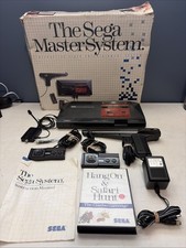SEGA Master System Console System CIB Complete in Box W/ Styrofoam TESTED