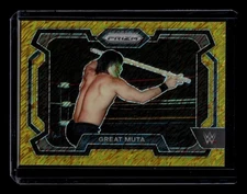 2024 Prizm WWE Great Muta #74 Gold Shimmer FOTL /5
