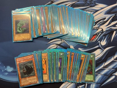 YuGiOh 2002 LOB 1st Edition Common Rares Set Glossy / Wavy Almost Complete LP/NM