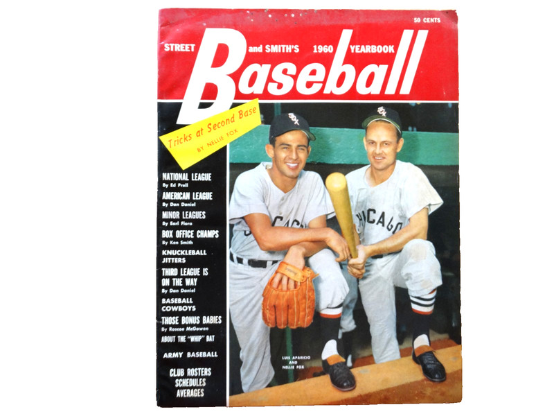 Street and Smith’s 1960 Baseball Yearbook – White Sox’s Aparicio & Fox