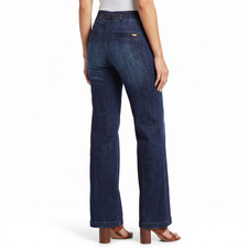 RONAN Audrey JEANS Womens 27 Sailor Wide Leg Made In USA Y2K Indigo Denim NWOT !