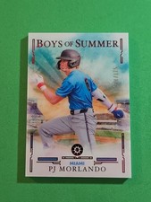 2025 PJ Morlando /175 ROOKIE RC Panini Boys Of Summer #28 RED