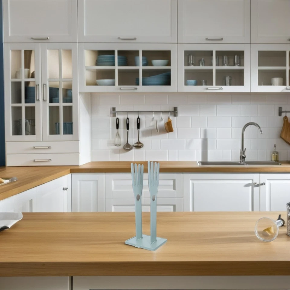 1pc Multifunktionale Abflussablage Gummihandschuhe Halter Geschirrtuchhalter - Bild 3 von 4