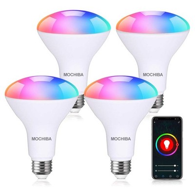 Smart WiFi LED Light Bulbs, Compatible with Alexa and Google Home Assistant, ...