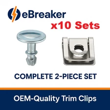 V.A.G Engine Undertray & Splash Guard Fasteners Clip Set Weather Shield - Set 10