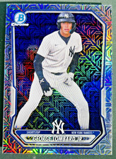 GEORGE LOMBARD JR. ROOKIE SILVER MOJO REFRACTOR 2026 Bowman Chrome Parallel Card. rookie card picture