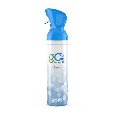 gO2Therapy - Up to 450 Inhalations,  12L | Portable Oxygen Canister with Mask