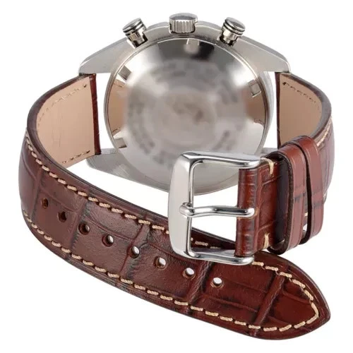 CINTURINO OROLOGIO VERA PELLE UNIVERSALE DONNA UOMO 12 14 16 18 20 22 24MM - Immagine 4 di 4