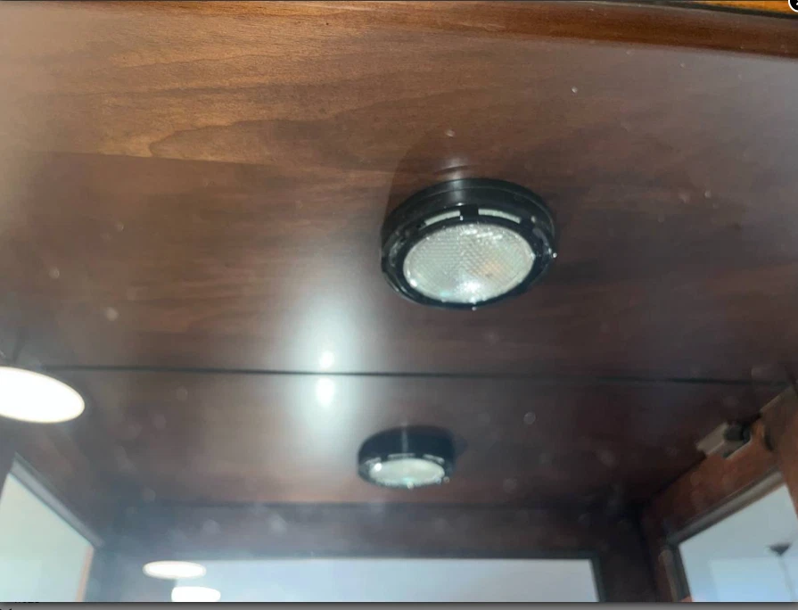 Display Cabinet/Curio Cabinet/Vitrine with Light, Classic-Style, Mirrored - Image 4 of 4