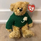 Ty Attic Treasures Vtg Blarney The Irish Bear Jointed Plush With Tags 1993