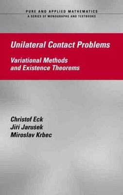 Einseitige Kontaktprobleme: Variationsmethoden und Existenztheoreme, Har...