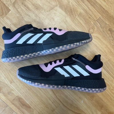 Adidas Marquee Boost Low Men's Size 9.5 EE6858 Black Pink Basketball