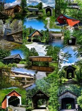 Sunsout - Covered Bridges of New England - Puzzle 1000 pieces NEW