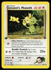 Giovanni's Meowth 43/132 Uncommon 1st Edition Gym Challenge Pokémon Card