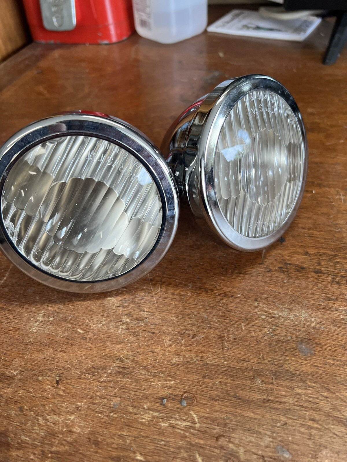 New 4 Inch Bullet Back Early Pedal Car Parts Headlight Set eBay