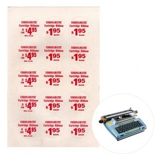 Original Dealer Stickers for Smith Corona Coronamatic Typewriter Vtg thumbnail