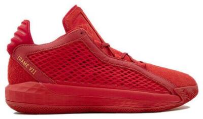 ? Adidas Dame 6 Scarlett – Size 11 1/2 – Brand New! ? Adidas Dame 6 Leather Scarlet for sale | eBay main image 4