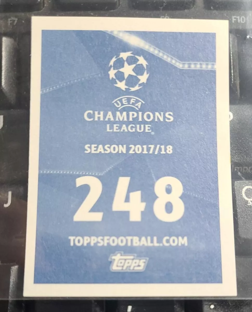 STICKER 248 KYLIAN MBAPPE ROOKIE CHAMPIONS LEAGUE 2017/18