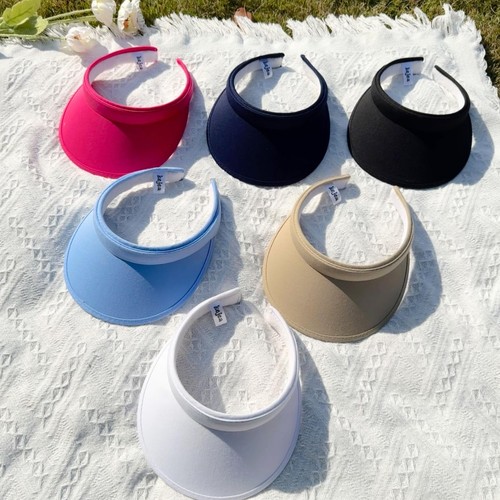 2 Pack Sun Visor Hats Women Men Clip On Backless Visors Hat Outdoor Sports Go... - Picture 5 of 5