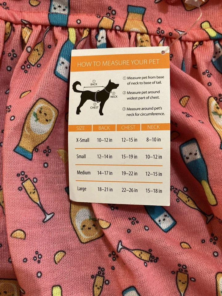 Large Dog Dress Mimosas - Image 3 of 4