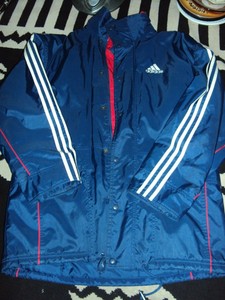 adidas soccer bench coat