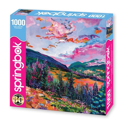 Rocky Mountain Twilight 1000 Teile Puzzle Springbock Neu - Bild 1 von 6