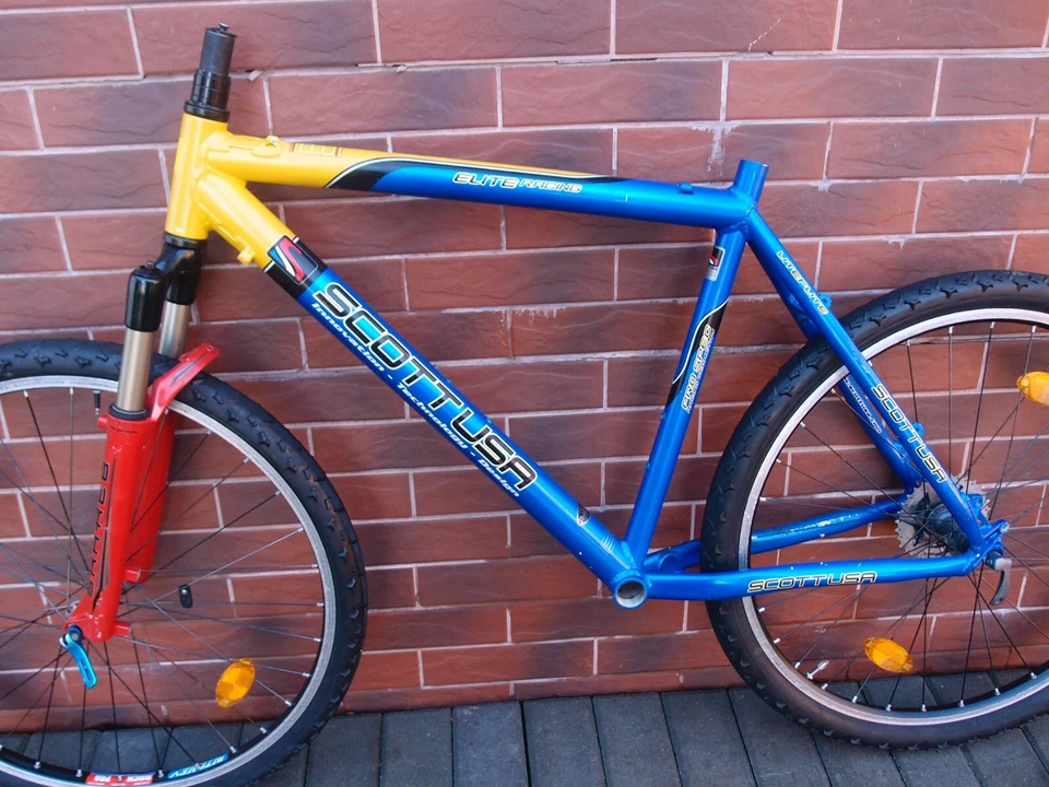 Cuadro de MTB SCOTT USA Elite Racing Lite Flite Aluminio PRO SPEC Manitou Skareb Foto 2 de 4