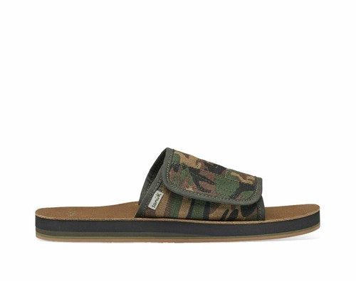 Sanuk Bixby Camo Hemp Sandals - Men's 