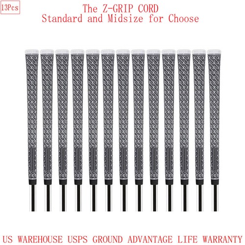 13PCs Golf Grip Golf Club Grip Z-GRIP ZGRIP CORD Z Shaped Grip Firmest Grip