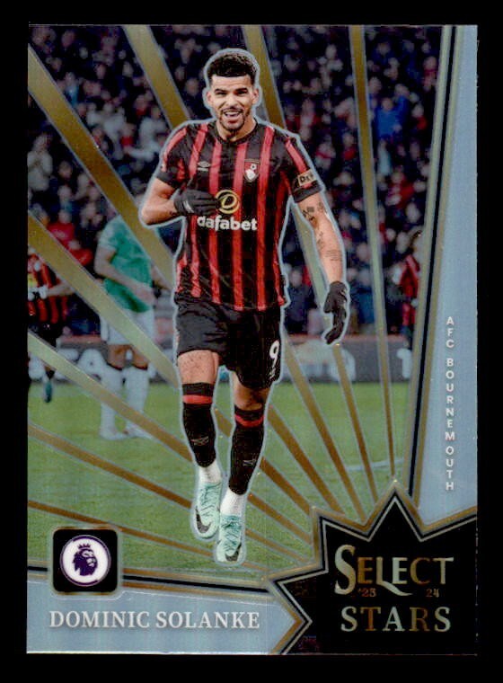 2023-24 Select EPL Soccer Stars Silver Holo #1 Dominic Solanke