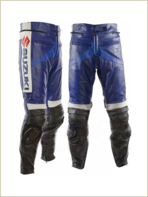 SUZUKI GSXR Rennen Motorrad Lederhose Herren Biker Ledehose Leder Biker Hose 52