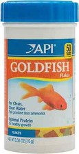 GOLDFISH FLAKES Fish Food .36-Ounce Container - Premium Nutrition for Goldfish,