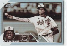 CJ Abrams Baseball Cards - RC's, Base Cards, Inserts - You Pick!