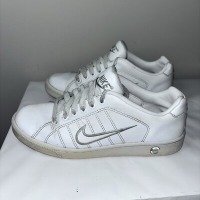 Women's Size 8) NIKE Court Tradition 2 Tennis Shoes Sneakers White
