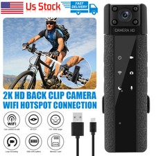 2K 1080P HD Audio Video DVR IR Night Cam Mini Police Body Camera WIFI Camcorder