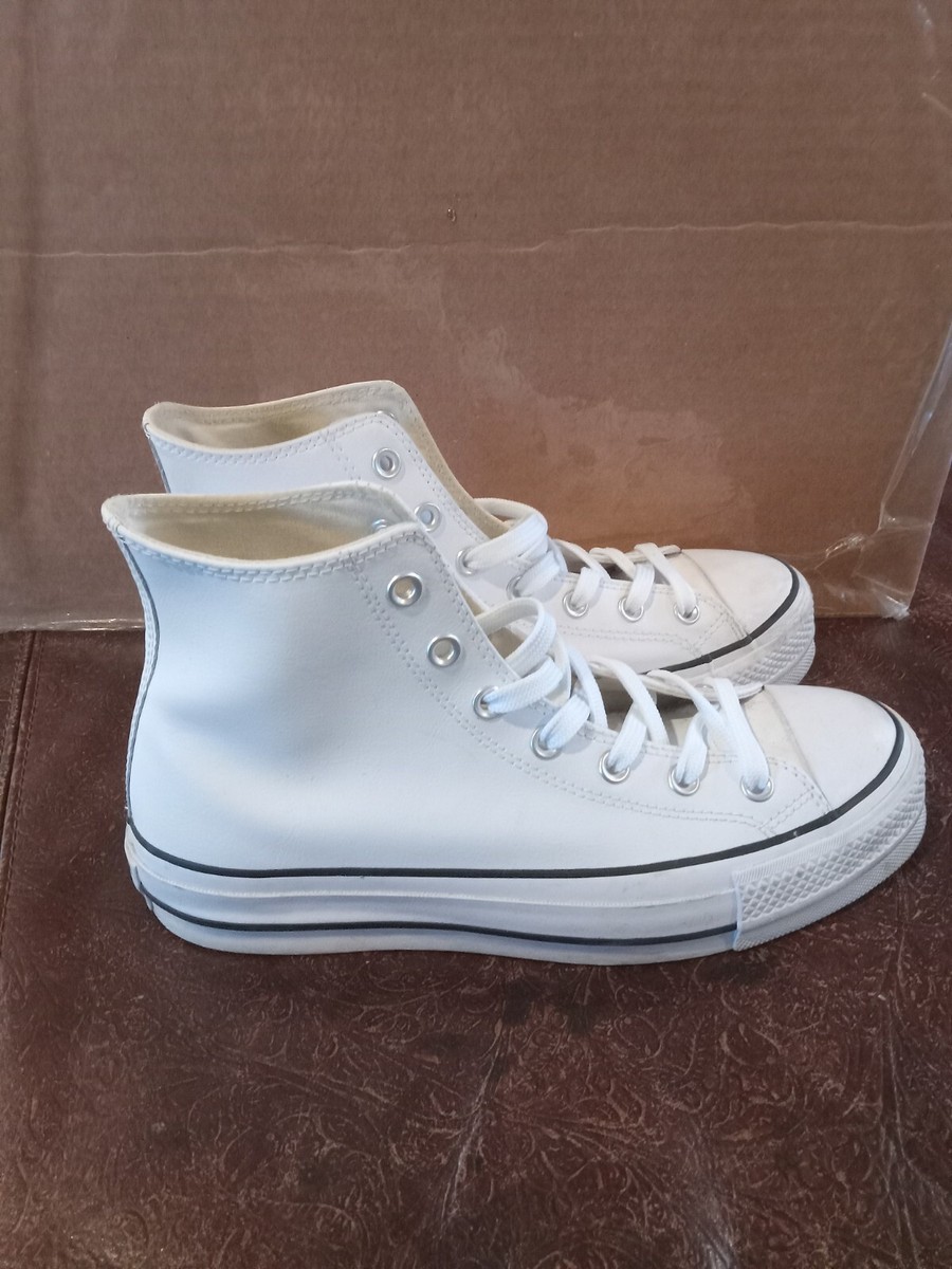 CONVERSE CHUCK TAYLOR ALL STAR LIFT HI SNEAKERS 10 PRE OWNED