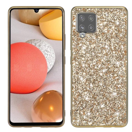 For Samsung Galaxy A52 A42 Silicone Case Bling Glitter Blue Rubber Pink Cover - Picture 18 of 19