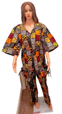African Women Ankara Outfit Dress Set Two Pieces 100 Cotton