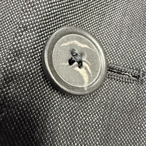Samuelsohn Suit 2pc Sharkskin Grey Harry Rosen Wool 40R 30x29 - Picture 7 of 12
