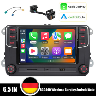 6.5'' Autoradio RCD440 plus RCD330 Wireless Carplay Android Auto BT Für VW Passat