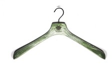 HANGER HANGER 1 HANGER "MR MRS ITALY" EMERALD WOOD GREEN ORIGINAL M1