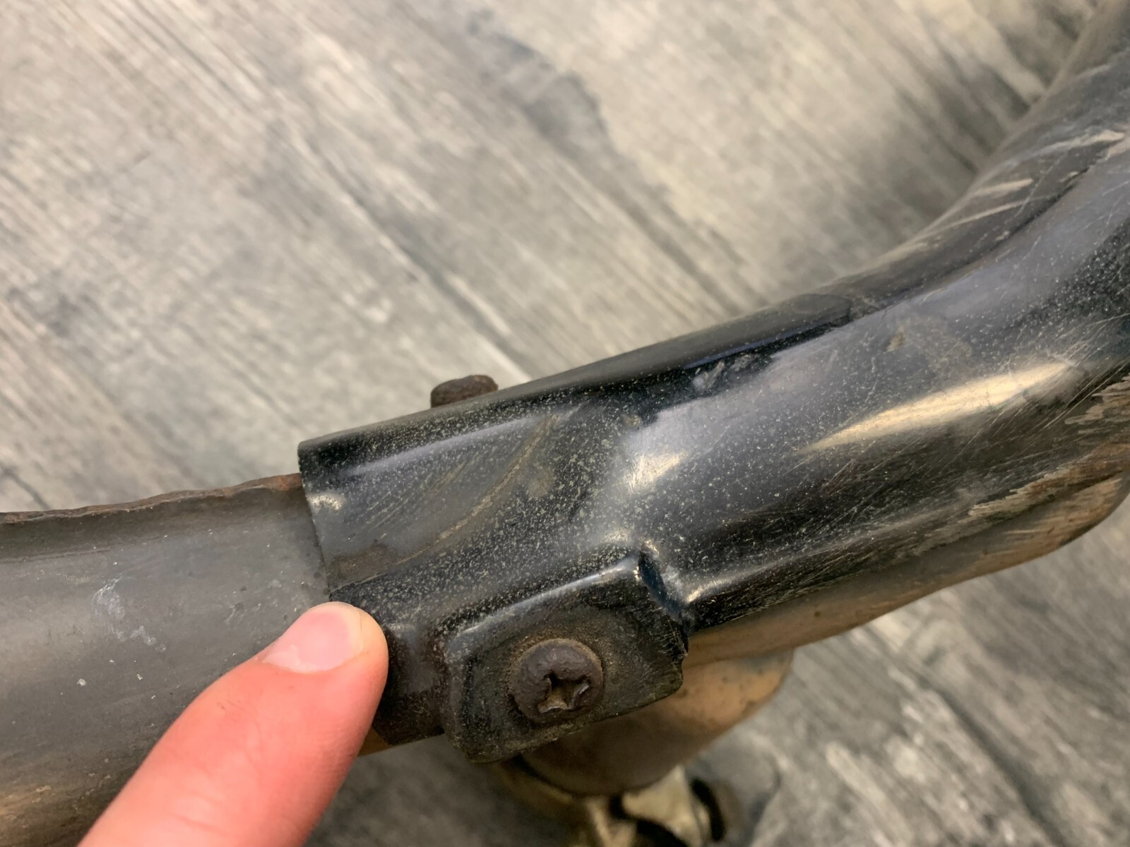 Honda 19841986 CB700SC 700 Nighthawk OEM Left Muffler Exhaust Head