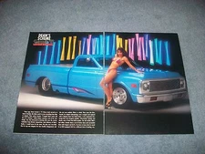 1971 Chevy C10 Fleetside SWB Custom Pro Street Article Swimsuit Pinup