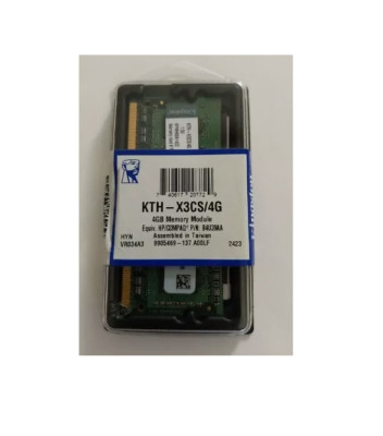 Kingston LAPTOP MEMORY KTH-X3CS/4G 4GB PC3 12800 NEW & (Sealed)